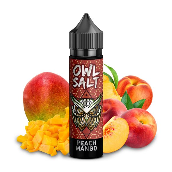 Peach Mango - 10ml Longfill-Aroma f. 60ml - OWL Salts by UltraBio